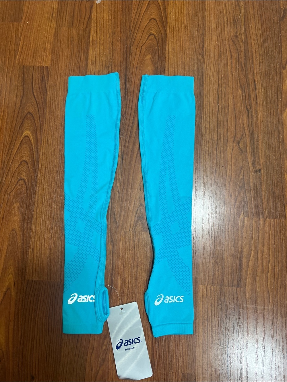 Asics Sz S/M Speed Chill Arm Sleeves Bright Blue NWT